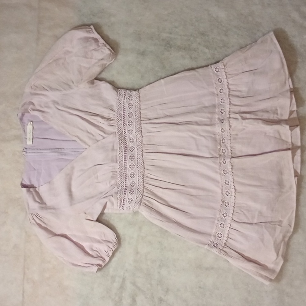 All In Favor Lace Purple Dress